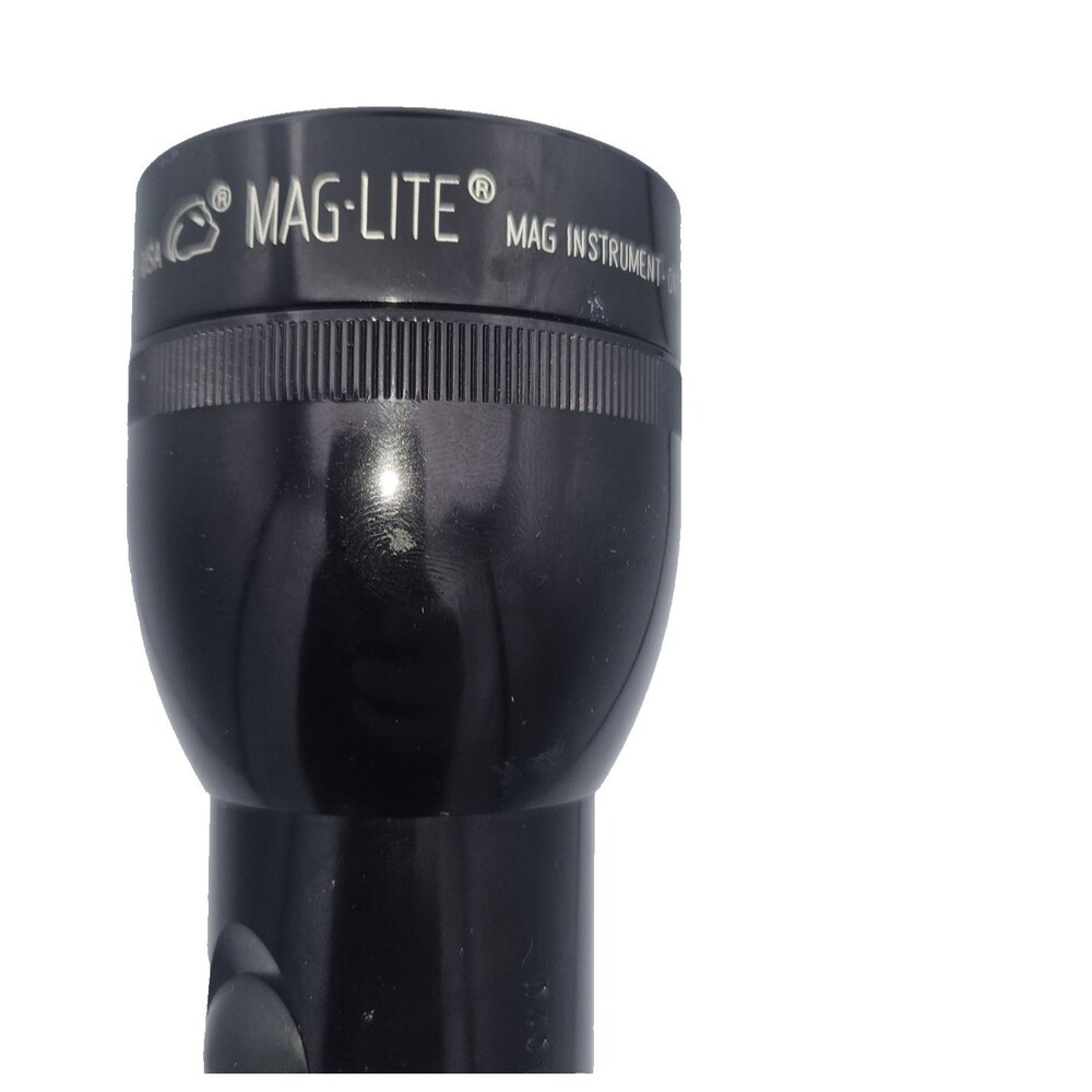 Maglite 4D Cell Flashlight 15" Black Aluminum Heavy Duty Made in USA Vintage